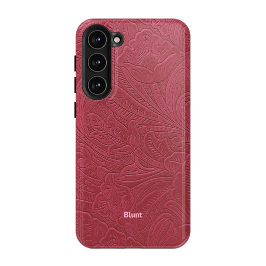 Mauve Leather Samsung Case