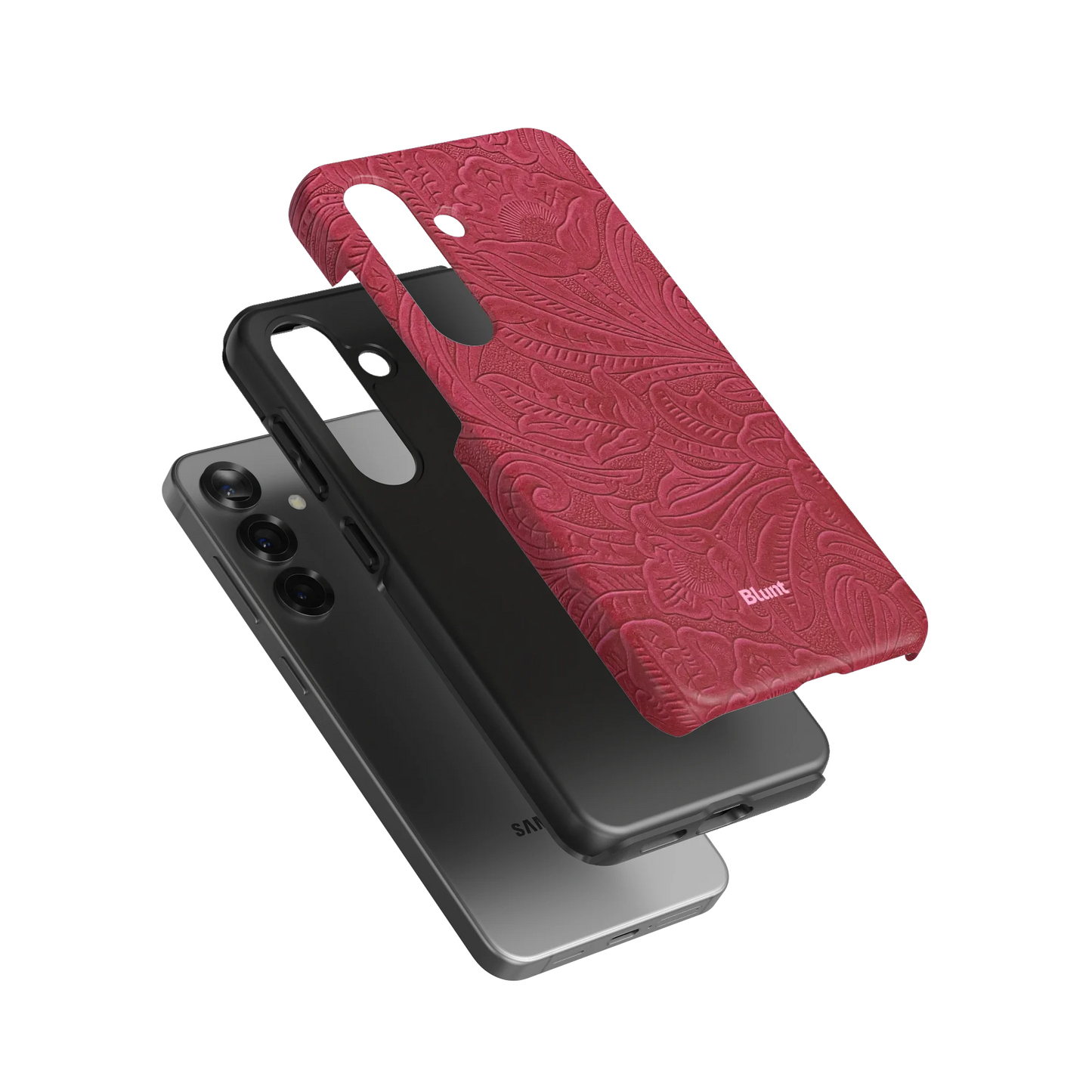 Mauve Leather Samsung Case