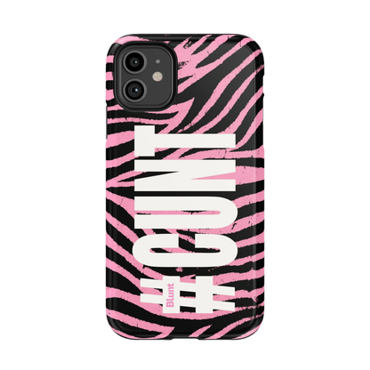 CXNT Pink Zebra iPhone Case
