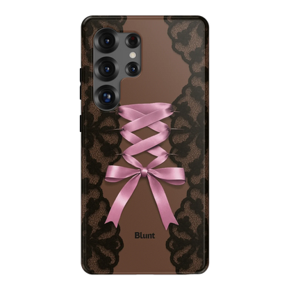 Brown Corset Samsung Case