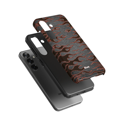 Steel Flame Samsung Case