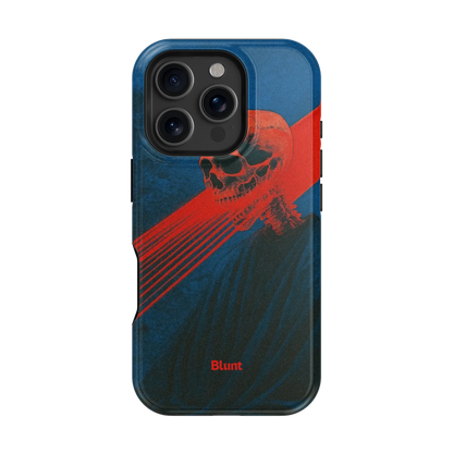 Crimson Slash iPhone Case