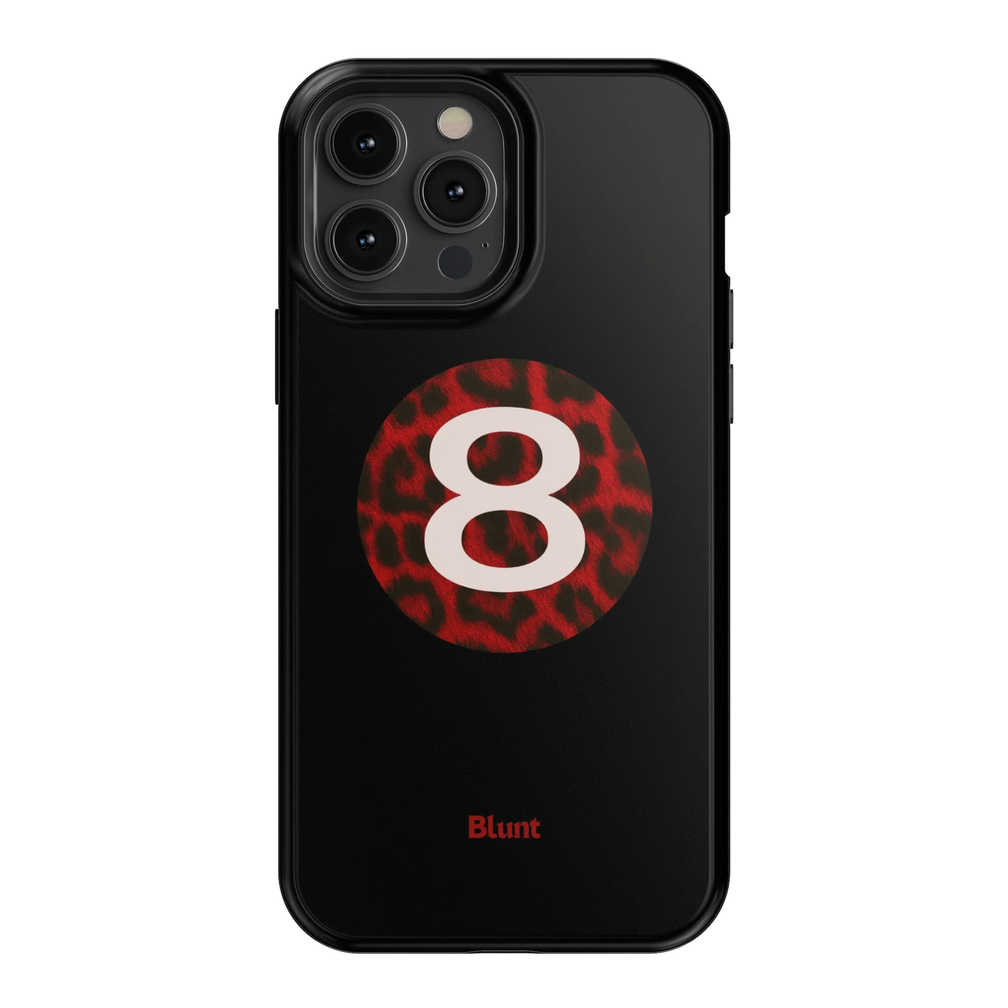 Red Cheetah Magic 8 iPhone Case