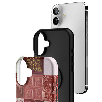 Checkered-Rouge-iphone-case-iPhone 16 Plus-3