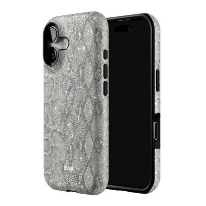 Silver Python iPhone Case