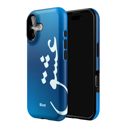 Blue Love iPhone Case