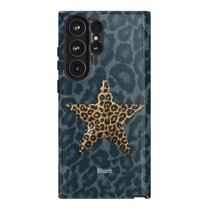 Denim Cheetah Samsung Case