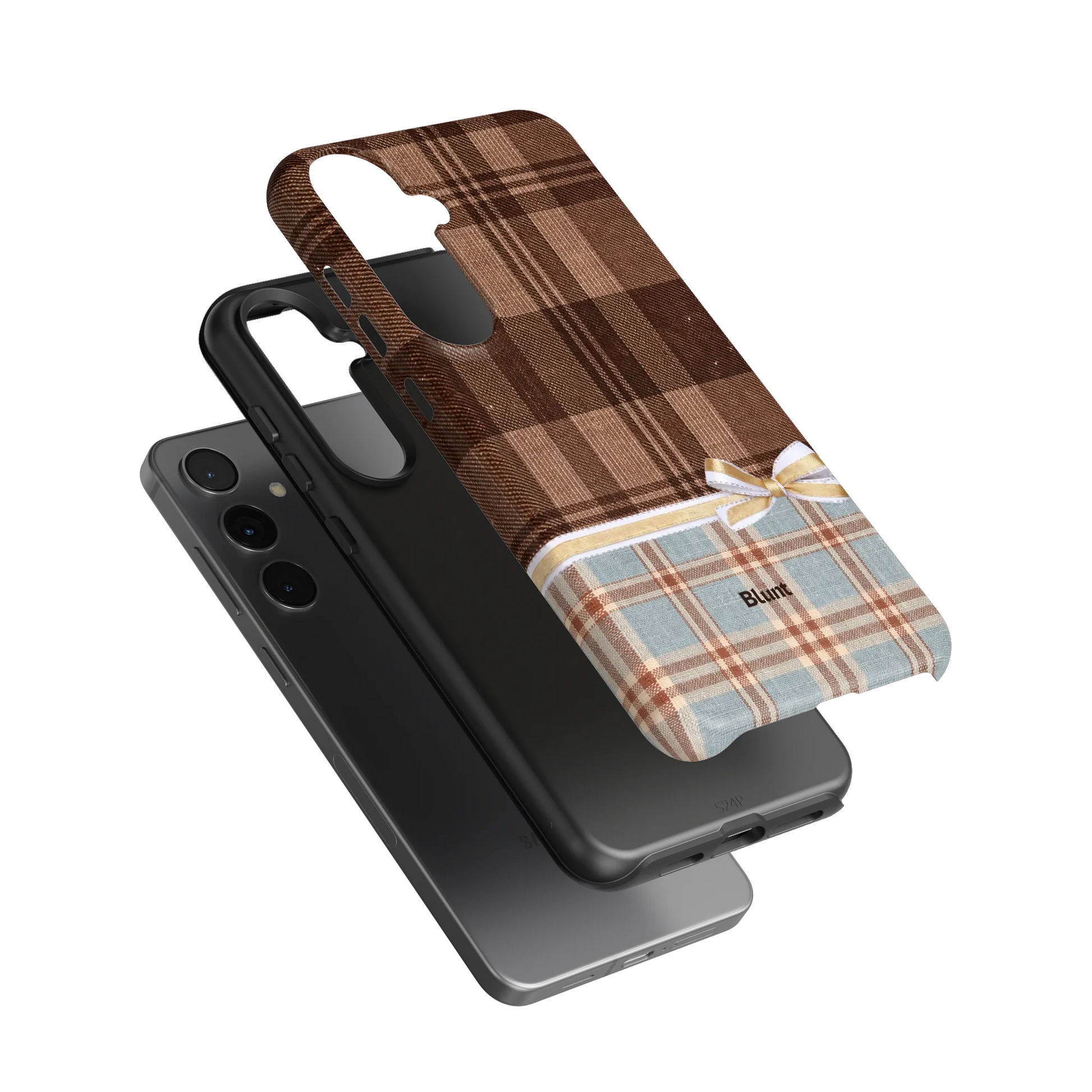 Mocha-Plaid-samsung-case-S24 Plus-3