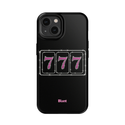 Pink Lucky 777 iPhone Case