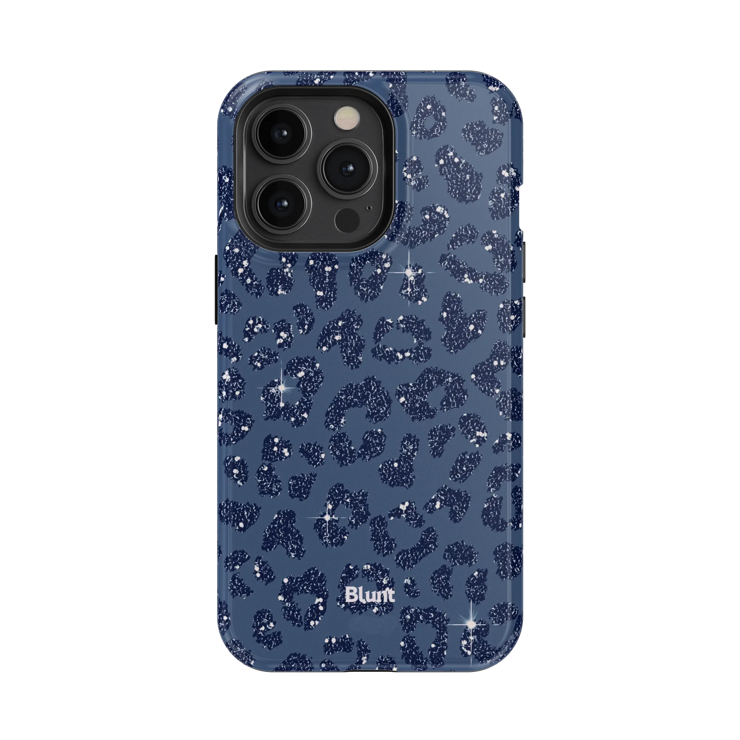 Blue Cheetah Print iPhone Case