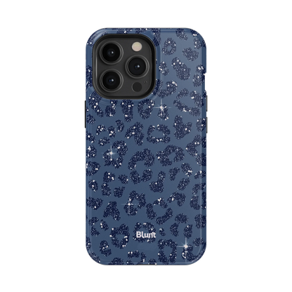 Blue Cheetah Print iPhone Case