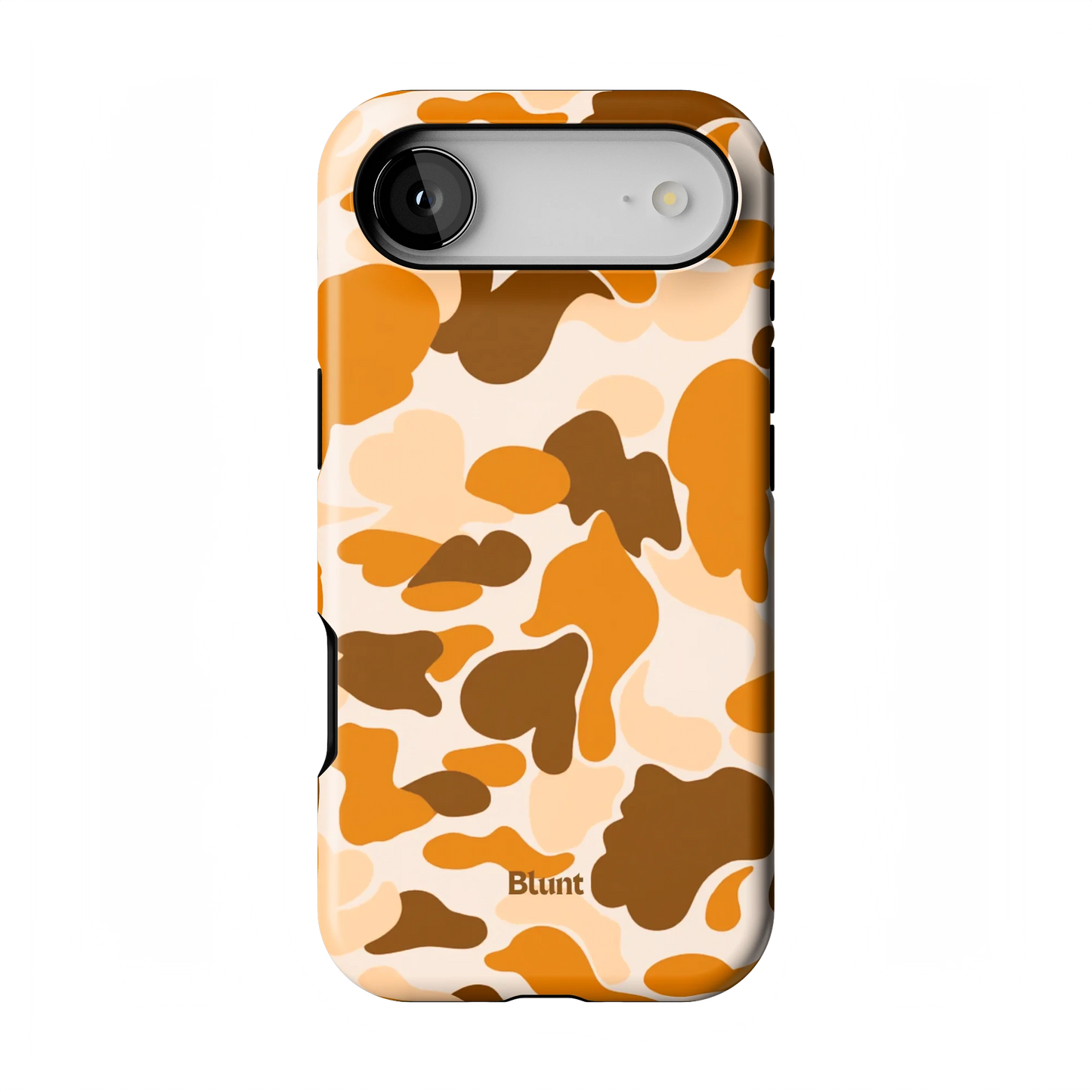 Orange Camo iPhone Case