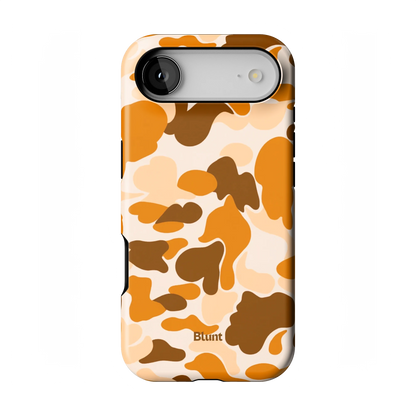 Orange Camo iPhone Case