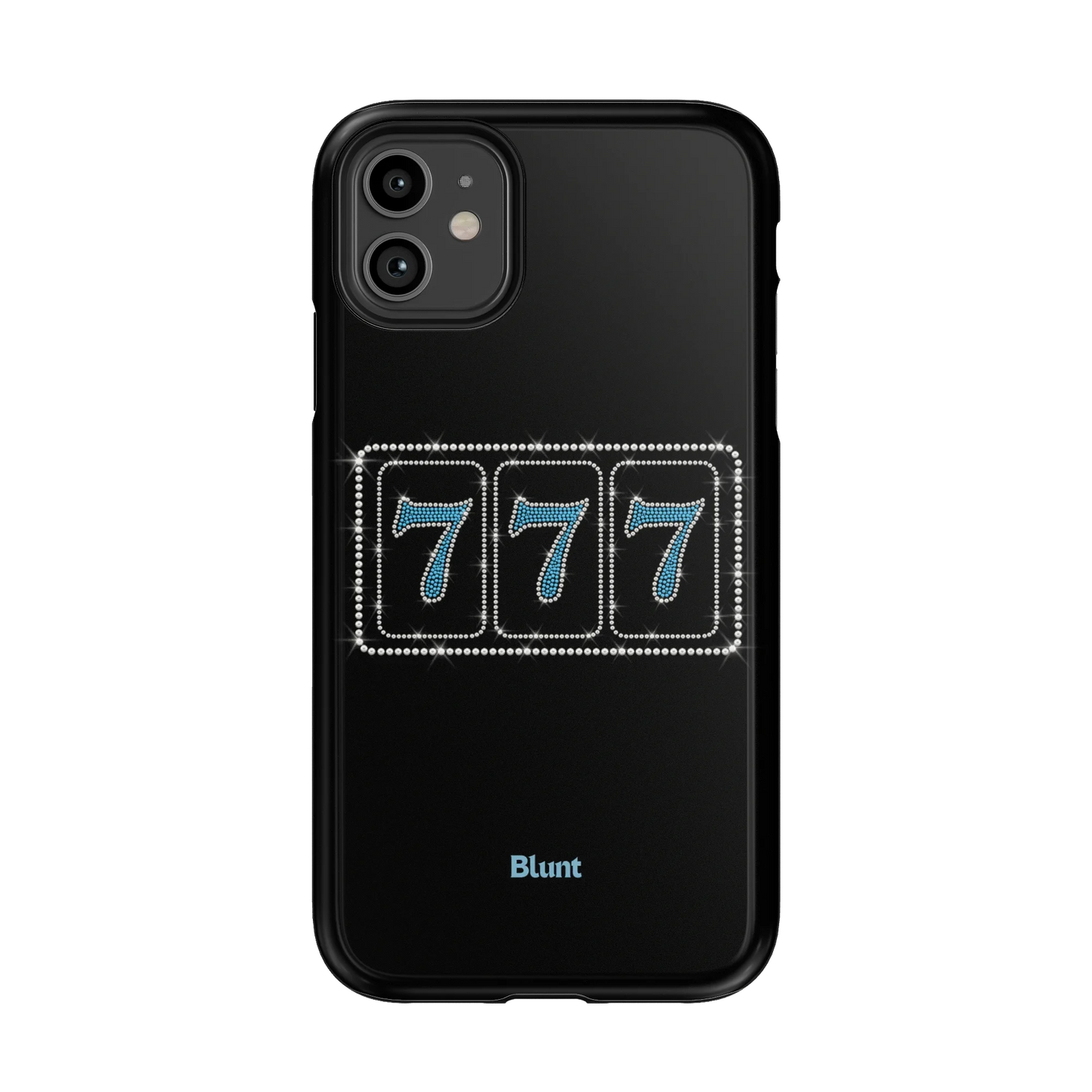 Blue Lucky 777 iPhone Case