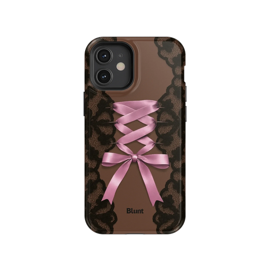 Brown Corset iPhone Case