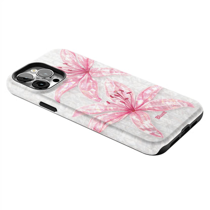 Pink-Floral-Luster-iphone-case-iPhone 13 Pro Max-2