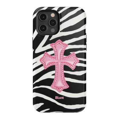 Zebra Halo iPhone Case