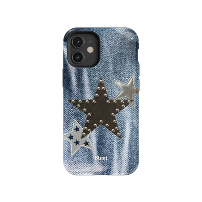 Denim Starstud iPhone Case