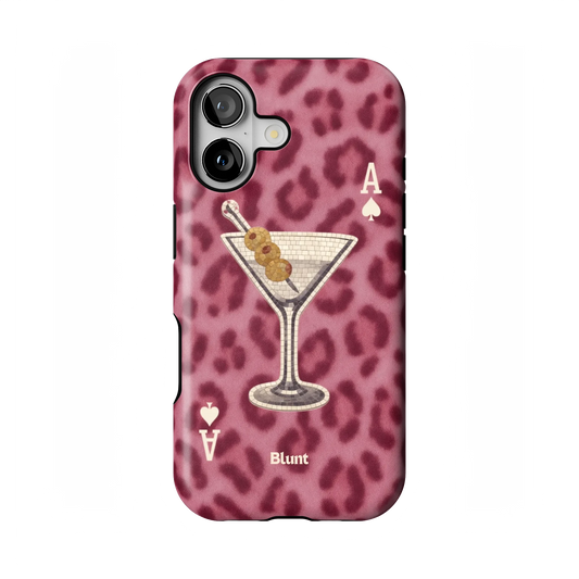 Pink Cheetah Dirty Martini iPhone Case