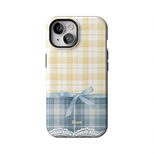 Blue-Lemonplaid-iphone-case-iPhone 15-1