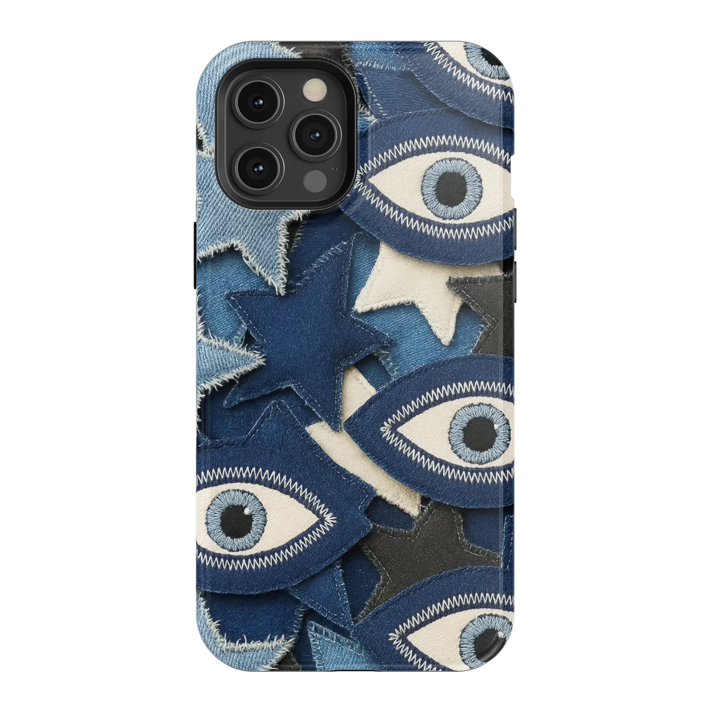 Evil Eye Denim iPhone Case