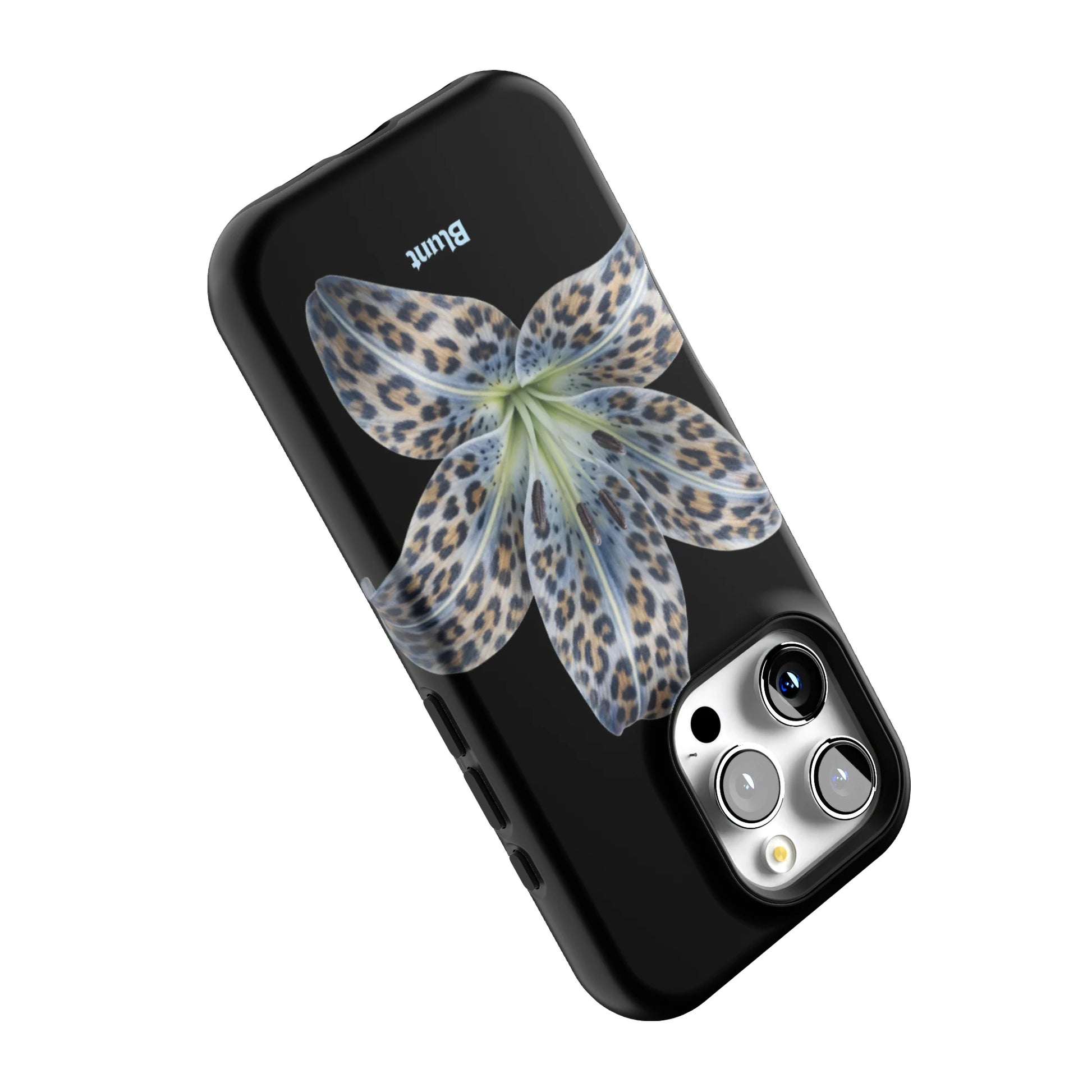 Blue-Leopard-Bloom-iphone-case-iPhone 16 Pro-4