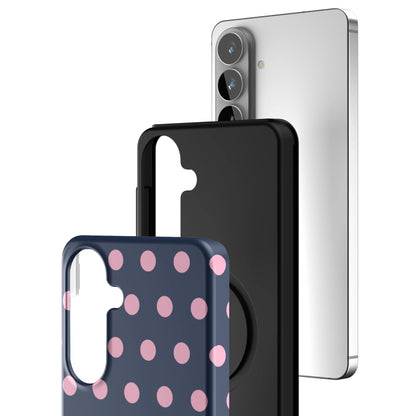 Navy-Polka-samsung-case-Galaxy S26 Plus-3