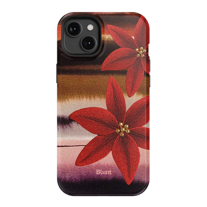 Crimson Bloom iPhone Case
