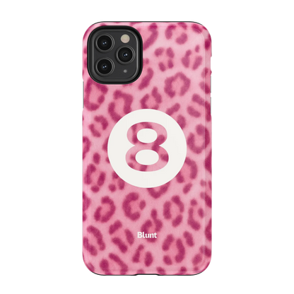 Pink Cheetah Magic 8 iPhone Case