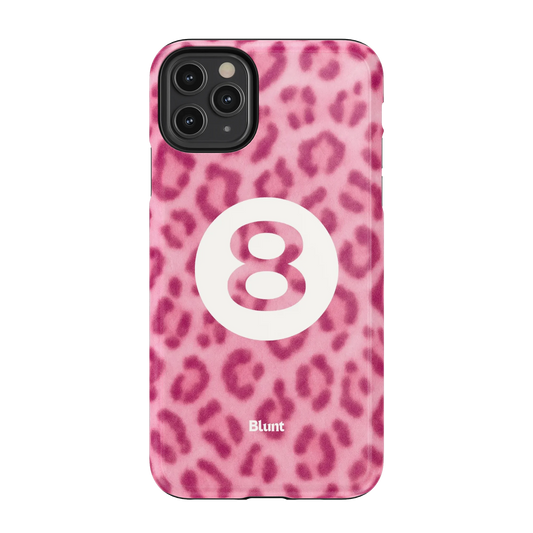 Pink Cheetah Magic 8 iPhone Case