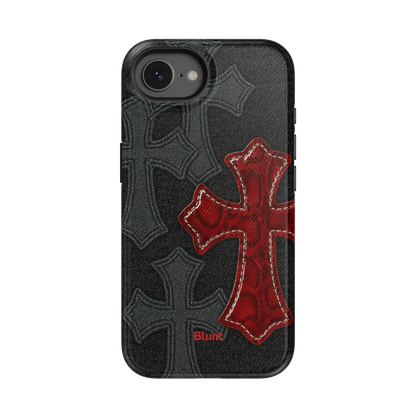 Crimson Cross iPhone Case
