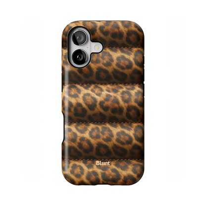 Cheetah Puffer iPhone Case