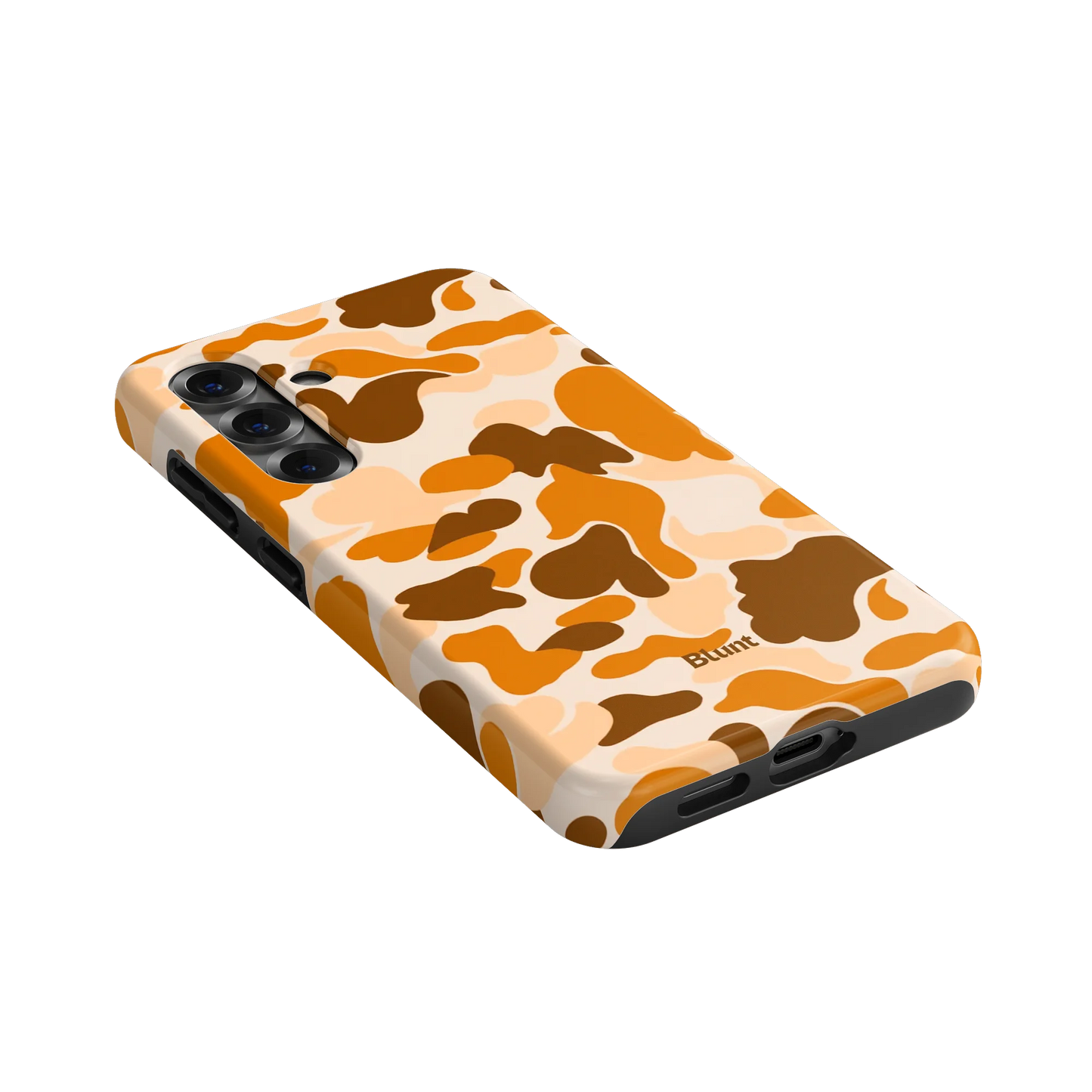 Orange Camo Samsung Case