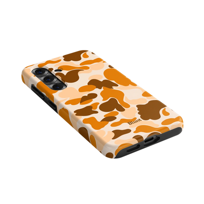 Orange Camo Samsung Case