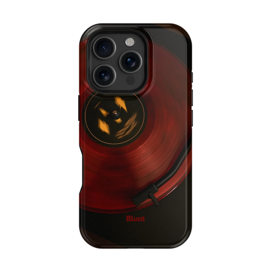 Crimson Echo iPhone Case