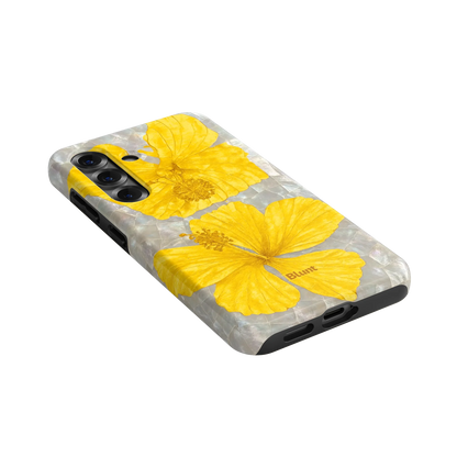 Yellow Coconut Bloom Samsung Case