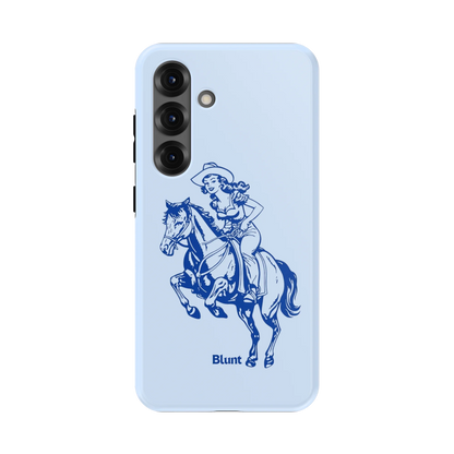 Blue-Lasso-Lady-samsung-case-S25-1