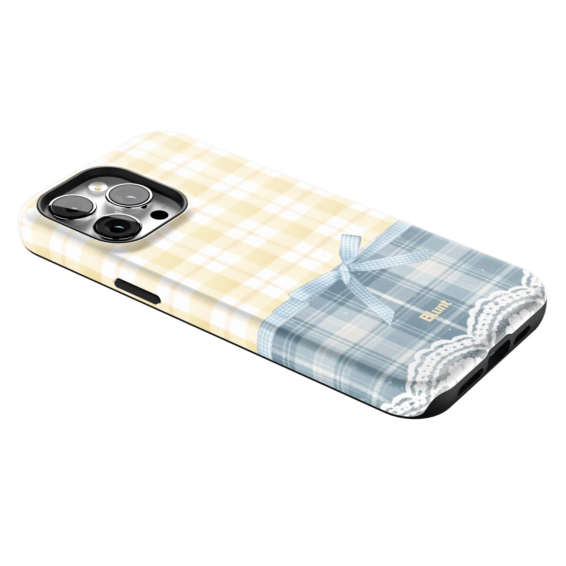 Blue-Lemonplaid-iphone-case-iPhone 14 Pro Max-2