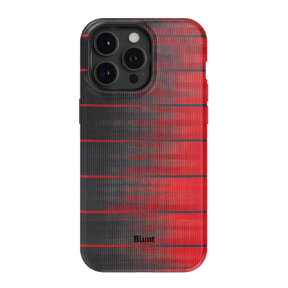 Crimson Stripe iPhone Case
