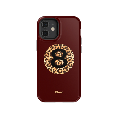 Burgundy Magic 8 iPhone Case