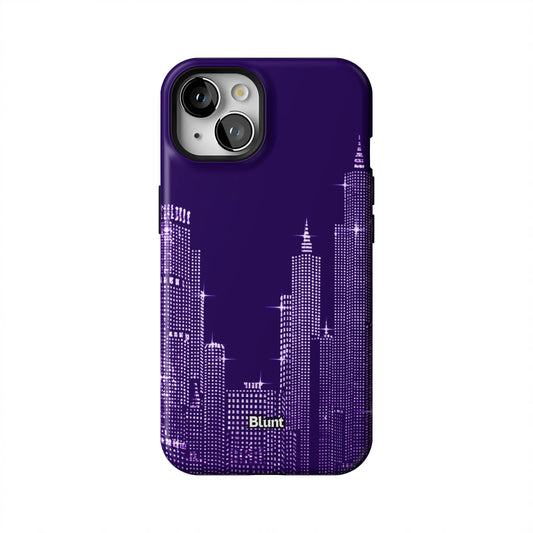 Purple-NYC--SKYELINE-iphone-case-iPhone 13-1