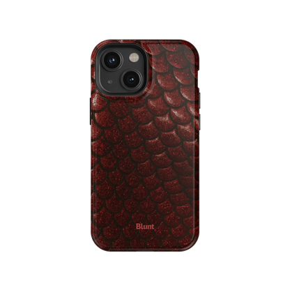 Crimson Depth iPhone Case