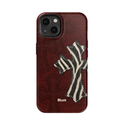 Zebrascale Cross iPhone Case