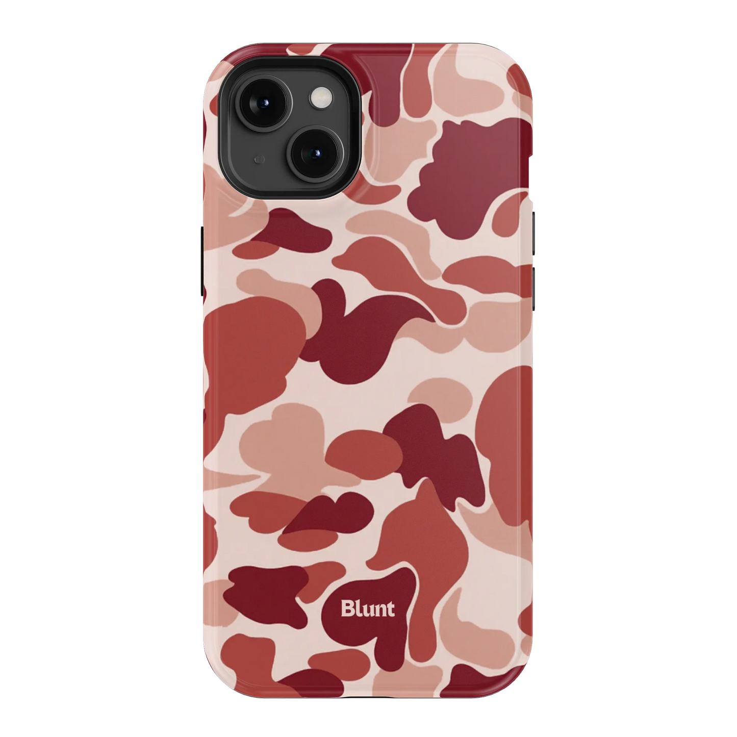 Reddish Camo iPhone Case