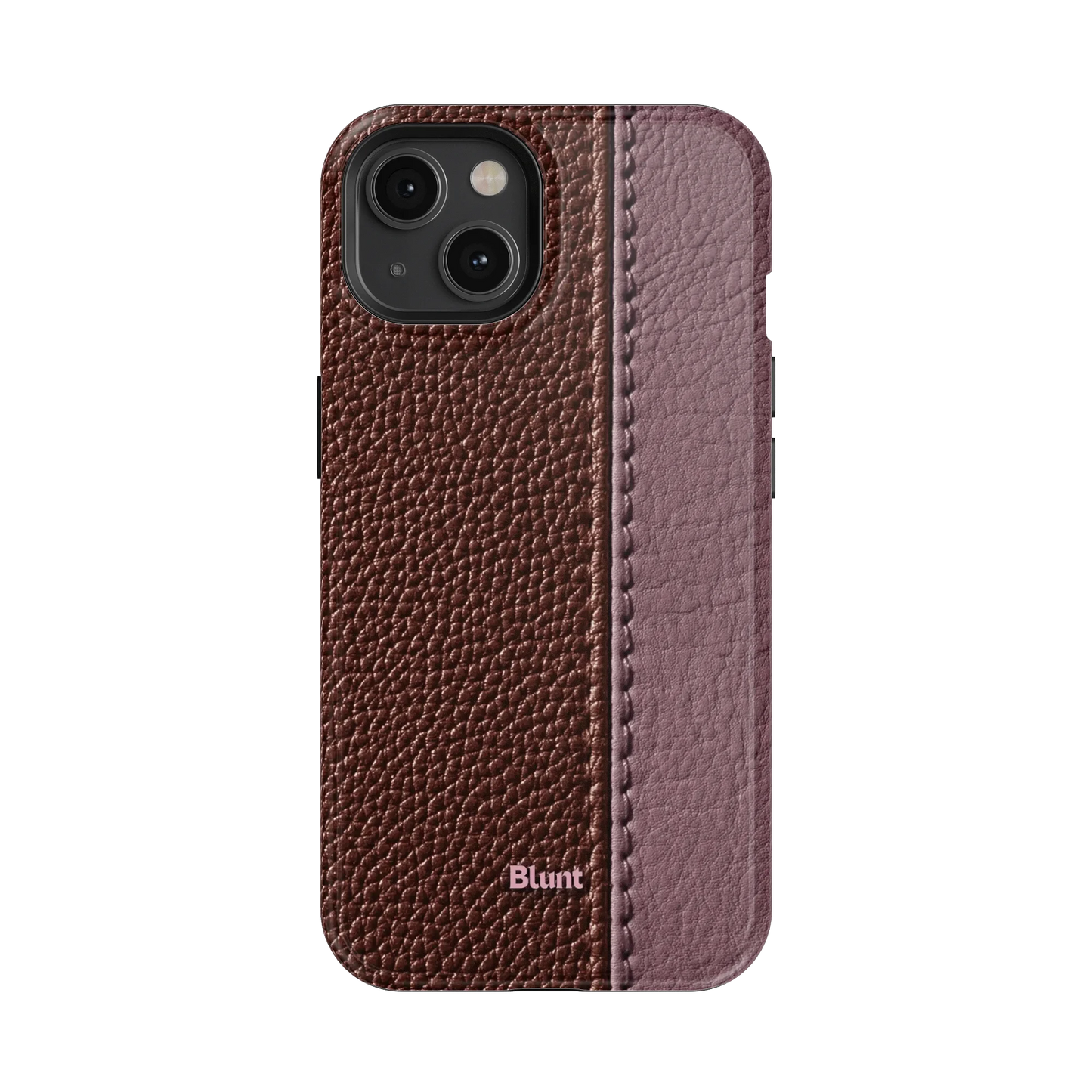 Maroon Grain iPhone Case