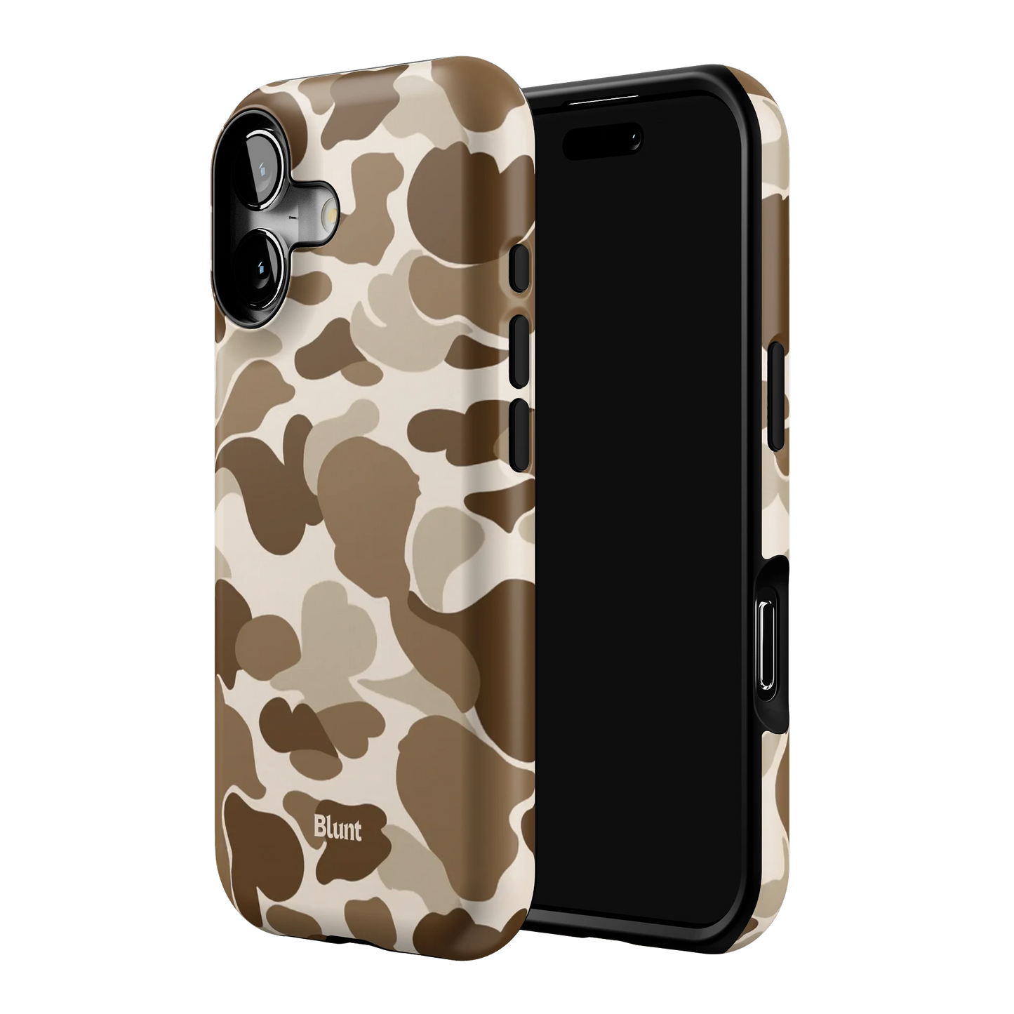 Brown Camo iPhone Case