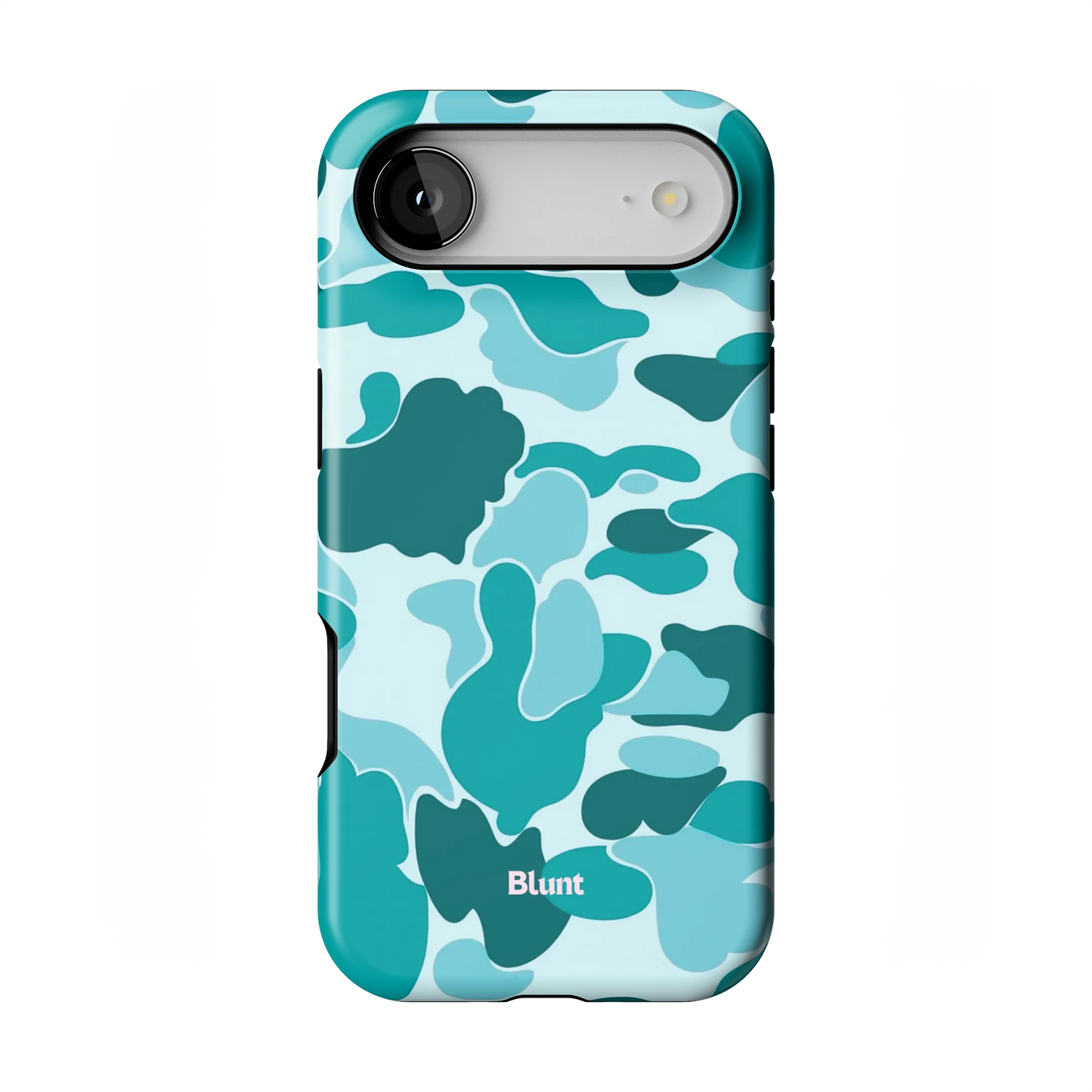 Aqua Camo iPhone Case