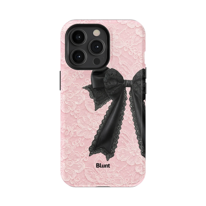 Blushed Bow iPhone Case