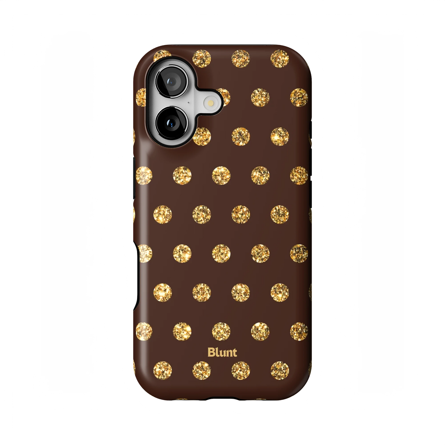 Gold Polka iPhone Case