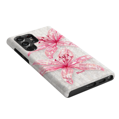 Pink-Floral-Luster-samsung-case-S22 Ultra-2